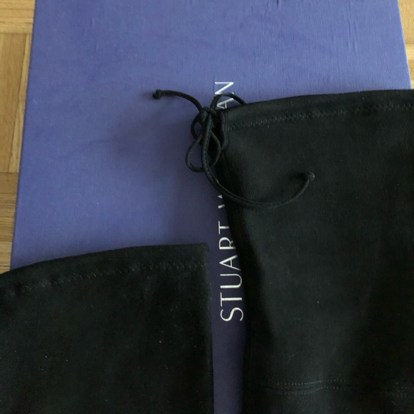 Stuart Weitzman TieModel Suede Over-The-Knee Boots - Picture 4 of 6